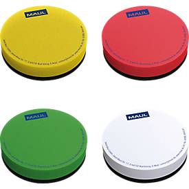 MAUL Tafelwischer MAULdot vilt 10 stuks 9.2 x 9.2 x 2.1 cm wit rood geel groen zwart