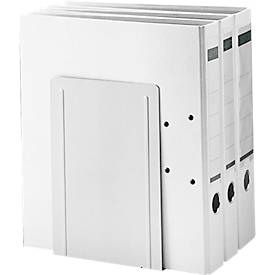 MAUL Buchstütze für Ordner, 240 x 140 x 120 mm, grau