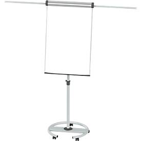 MAUL Flipchart solid Rundfuß + 5 Blöcke á 20 Blatt und 4 Marker gratis