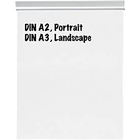 Maul Klemmleiste, Aluminium, L 428 x B 40 x H 13 mm, besonders flach, Klemmweite 10 mm