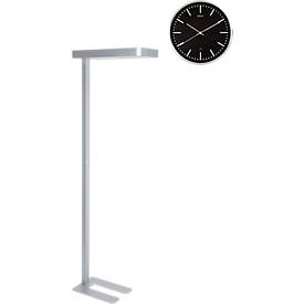 LED-Arbeitsplatzleuchte Janus, energieeffizient + gratis Wanduhr MAULfly