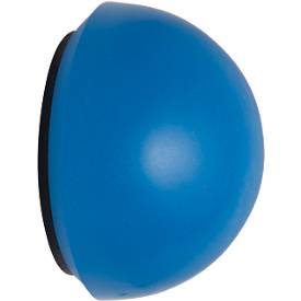 MAUL Magnet MAULpro Recycling, Halbkugel, Haftkraft bis 0,6 kg, Ø 30 x H 20 mm, 85 % Recycling-Kunststoff lackiert, blau, 10 Stück