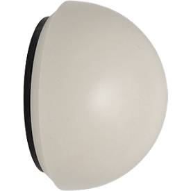 MAUL Magnet MAULpro Recycling, Halbkugel, Haftkraft bis 0,6 kg, Ø 30 x H 20 mm, 85 % Recycling-Kunststoff lackiert, weiß, 10 Stück