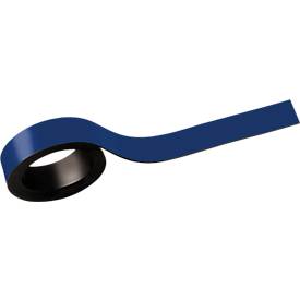 Maul Magnetstreifen, beschriftbar, 2 Stück, L 1000 x B 15 mm, blau