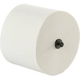MAUL MaulCare Toilettenpapier 2-lagig geprägt, hochweiß 100% Zellstoff, EU-Ecolabel, perforiert, mit Führungssteg, 32 Rollen Pack