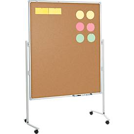 MAUL Moderationstafel Pro, B 1200 x H 1500 mm, Kork/Kork