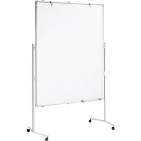 MAUL Moderationstafel Pro, B 1200 x H 1500 mm, Whiteboard/Whiteboard