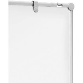 MAUL Moderationstafel Pro, klappbar, B 1200 x H 1500 mm, Textil/Whiteboard, blau