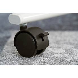 MAUL Moderationstafel Pro, papierbeschichtet weiß + Moderationskarten-Set mit 360 Karten und 200 Pin-Nadeln