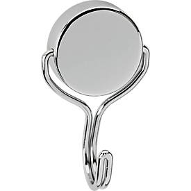 Maul Neodym-Magnet mit Karussell-Haken, Stahl, Ø 38,5 mm, Haftkraft 50 kg