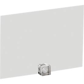 Maul Neodym-Magnet, Würfelform, Haftkraft 1,5 kg, B 15 x T 15 x H 15 mm, Acryl, glasklar, 4 Stück