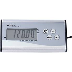 MAUL Paketwaage MAULcargo, bis 120 kg, separates Bedienpult, Batteriebetrieb, Ein-Tasten-Bedienung, Abschaltautomatik