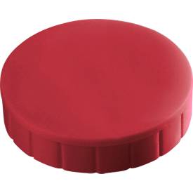 MAUL Solidmagnete, ø 20 x 7,5 mm, 10 Stück, rot