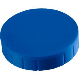 MAUL Solidmagnete, ø 38 x 15,5 mm, 10 Stück, blau