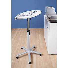 MAUL Stehpult, 930er Serie, Platte weiß