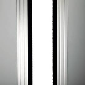 MAUL Stellwandsystem MAULconnecto, 1x Akustikvlies hell, 1x Akustikvlies dunkel, 1x Whiteboard, Klettverbindung, auf Rollen, H 1800 x B 1000 mm, silber