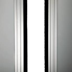 MAUL Stellwandsystem MAULconnecto, 2 x Akustikvlies dunkel, 1 x Whiteboard, Klettverbindung, Standfuß, H 1800 x B 1000 mm, silber
