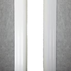 MAUL Stellwandsystem MAULconnecto Uplight, 3 x Akustikvlies hell, LED-Leuchte mit 2500 lm & 4000 K, Klettverbindung, Standfuß, H 1800 x B 1000 mm, weiß