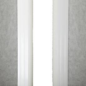MAUL Stellwandsystem MAULconnecto UpLight, 3x Akustikvlies hell, LED-Beleuchtung, Klettverbindung, auf Rollen, H 1800 x B 1000 mm, weiß