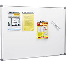 MAUL Whiteboard 90/120 SET, Alumium-Klemmleisten