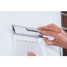 MAUL Whiteboard 90/120 SET, Alumium-Klemmleisten