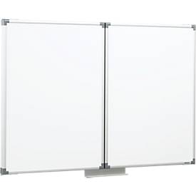 MAUL Whiteboard Klapptafel, 2 Flügel, 1200 x 1000 mm