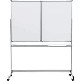 MAUL Whiteboard Klapptafel, 2 Flügel, mobil, 1500 x 1000 mm