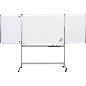 MAUL Whiteboard Klapptafel, 2 Flügel, mobil, 1500 x 1000 mm