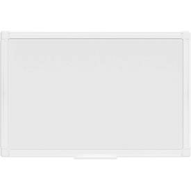 MAUL Whiteboard MAULprimo, im Hoch-/Querformat nutzbar, magnethaftend, Ablageschale, H 300 x B 450 mm, Stahlblech kunststoffbeschichtet, weiß