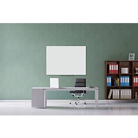 MAUL Whiteboard MAULprimo, im Hoch-/Querformat nutzbar, magnethaftend, Ablageschale, H 900 x B 1200 mm, Stahlblech kunststoffbeschichtet, weiß
