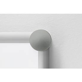 MAUL Whiteboard Premium 2000 SET, silber, emailliert, 900 x 1800 mm