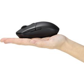 Maus Kensington MY430 EQ, kabellos, wiederaufladbarer Akku, 6 Tasten und Scrollrad, 1000/1600/2400 dpi, PCR, schwarz