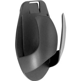 Maushalterung Ergotron 99-033-085, passend für Ergotron WorkFit-Stationen, Caddys & Steh-/Sitz-Arbeitsplätze, B 76 x T 51 x H 115 mm, schwarz