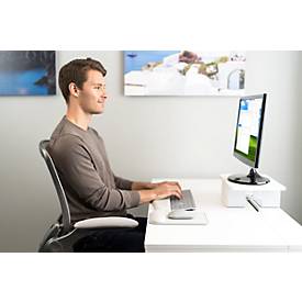 Mauspad Kensington ErgoSoft, mit gepolst. Handgelenkauflage, Hochleistungsoberfläche, grau