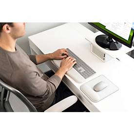 Mauspad Kensington ErgoSoft, mit gepolst. Handgelenkauflage, Hochleistungsoberfläche, grau