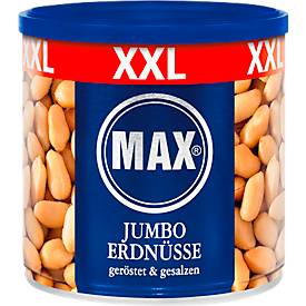 MAX Jumbo Erdnüsse XXL, geröstet und gesalzen, 1 Dose mit 450 g