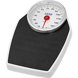 Mechanische Badezimmerwaage KERN MGC 100K-1S05, Wägebereich 150 kg, rutschfeste Trittfläche, Gummifüße, B 285 × T 425 × H 85 mm, 5er-Set