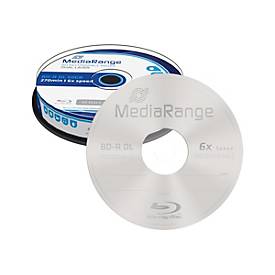 MediaRange - 10 x BD-R DL - 50 GB 6x - Spindel