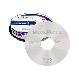 MediaRange - 10 x BD-RE - 25 GB 2x - Spindel