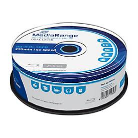 MediaRange - 25 x BD-R - 50 GB 6x - Spindel