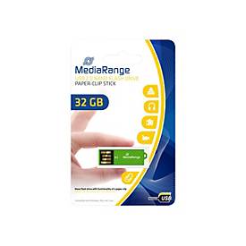 MediaRange Nano - USB-Flash-Laufwerk - 32 GB - USB 2.0 - grün