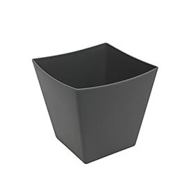 meet by Paperflow Mehrwegschale MEET FOOD M, 300 ml, Kunststoff (PP), anthrazitgrau, 24 Stück