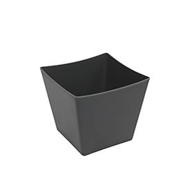 meet by Paperflow Mehrwegschale MEET FOOD S, 200 ml, Kunststoff (PP), anthrazitgrau, 24 Stück