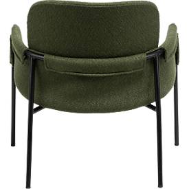 meet by PaperflowSessel CLOTH, Polyurethaneschaum, bis 150 kg, Stahl & Polyester, schwarz & grün