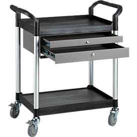 Mehrzweck-Tischwagen mit 2 Schubladen