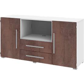 Mehrzweckschrank TEQSTYLE, B 1400 x T 419 x H 740 mm