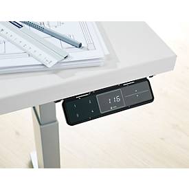 Memory Master PLANOVA ERGOSTYLE, für elektr. höhenverstellbare Schreibtische, schwarz