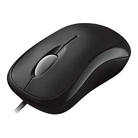 Microsoft Basic Optical Mouse for Business - Maus - PS/2, USB - Schwarz