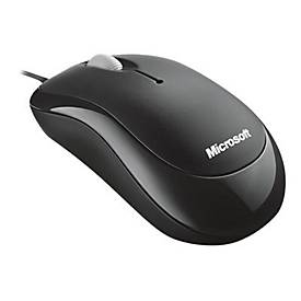 Microsoft Basic Optical Mouse - Maus - rechts- und linkshändig - optisch - 3 Tasten - kabelgebunden