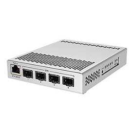 MikroTik CRS305-1G-4S+IN - Switch - 4 x SFP+ + 1 x 10/100/1000 (PoE) - Desktop - PoE+ - Gleichstrom